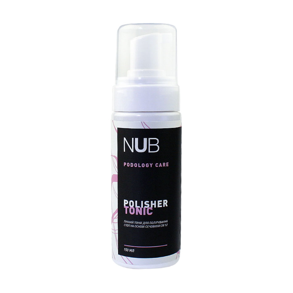 Уцінка! Пінний тонік для полірування стоп NUB Podology Care Polisher Tonic на основі сечовини 38%, 150 мл